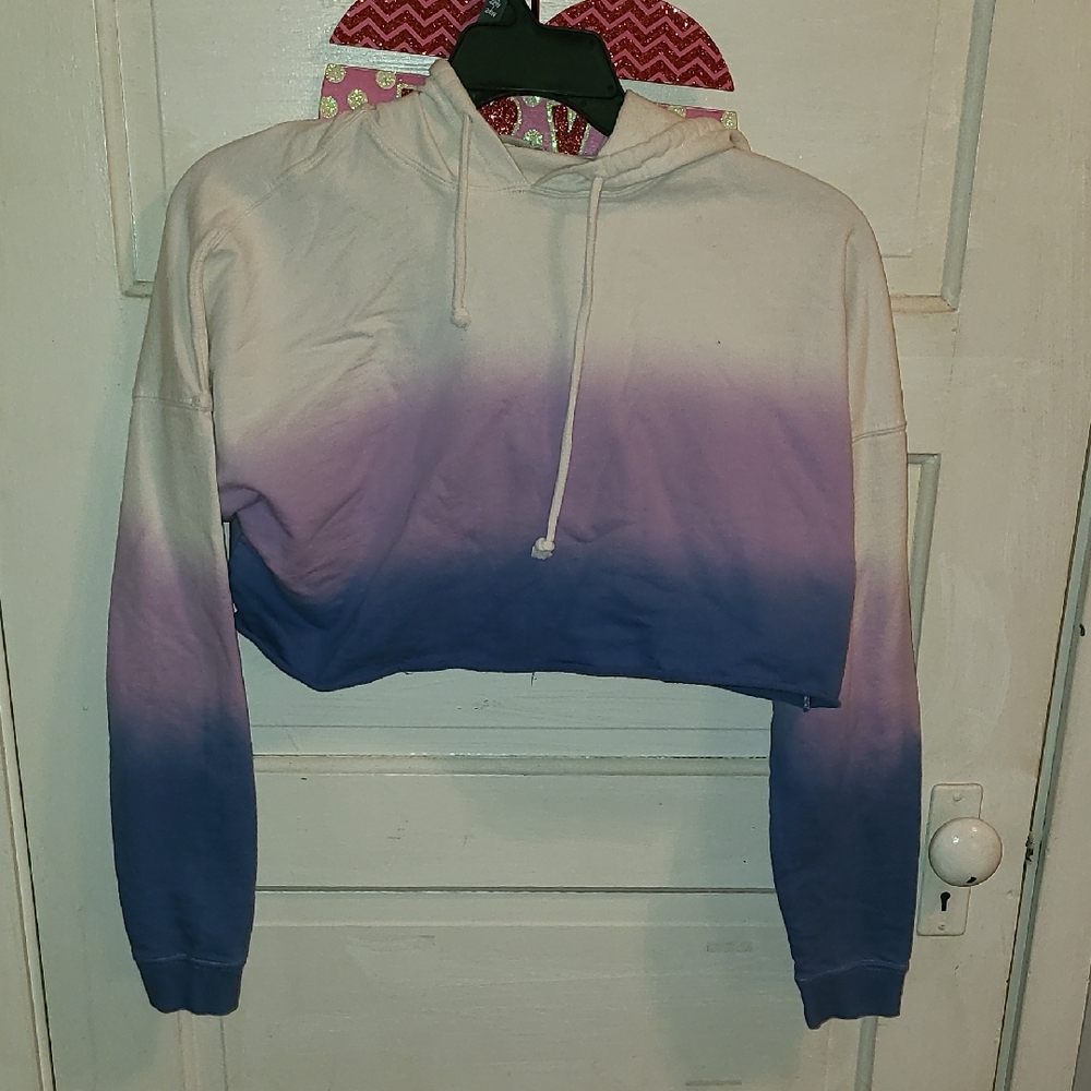 Forever 21 Purple and Blue Ombre Hoodie